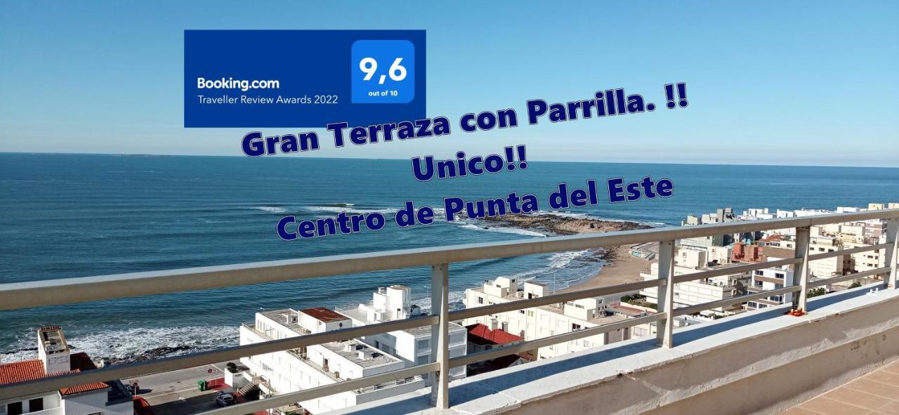 Penthouse Centrico Con Vista Al Mar, Parrilla Privada Y Terraza Espaciosa ปุนตา เดล เอสเต ภายนอก รูปภาพ